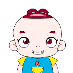 多寶一家人做鬼臉動態(tài)表情